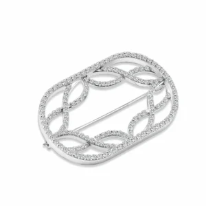 Monogram Brooch