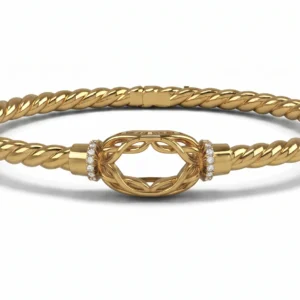 Monogram bangle