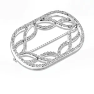 Monogram Brooch