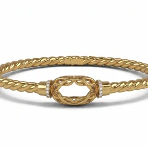 Monogram bangle